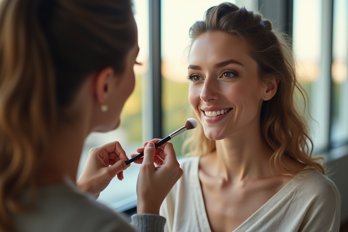 Maquillage pour visage rond : techniques d’affinement et astuces